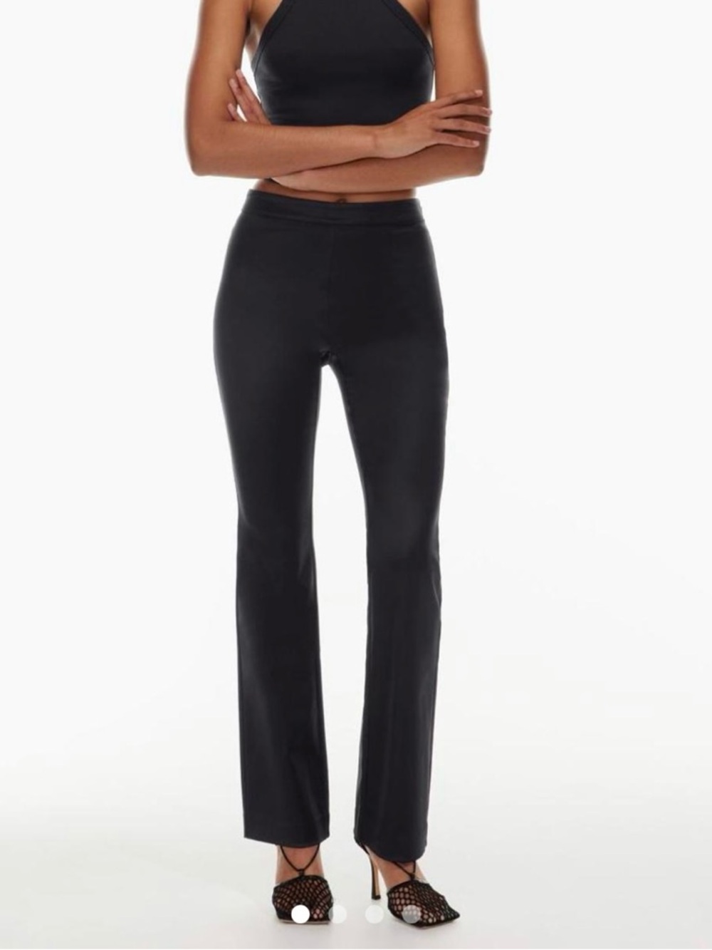 Black Boot-Cut Active Luxe Pants